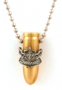 Israeli Army Bullet Bronze Pendant - Commando Symbol