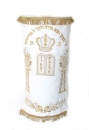 White Torah Mantle