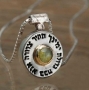 Five Metal Catseye Kabbalah Pendant