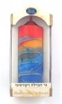 Safed Round Pillar Havdalah Candle