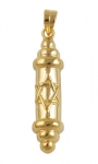 Goldfilled Star of David Mezuzah Pendant