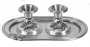 Small Pewter Candlesticks