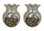 Pomegranate Jerusalem Candlesticks