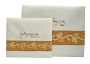 Vinyl Pomegranate Tallit and Tefillin Bag Set