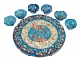 Seder Plate and Six Small Bowls