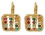 Gold Filled Colorful "Choshen" Earrings