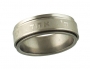 Stainless steel Revolving "Shema Yisrael" Ring