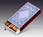 Large Silver Box of Matches for Shabbat Candles