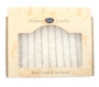 Decorative Safed White Shabbat Candles