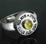 Five Metal Catseye Kabbalah Ring by HaAri