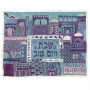 Jerusalem In Blue Challah Cover