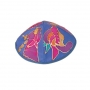 Biblical figures Silk Painted Kippah