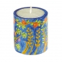 Memorial - Yarhzeit Candle Holder - Seven Species design
