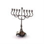Pewter Menorah Hanukia