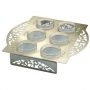 Carved Pomegranate Seder Plate