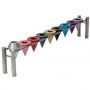 Rainbow Cone Hanukkah Menorah by Laura Cowan