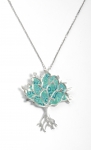 Turquoise Tree of Life Pendant