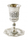 Silver plated Kiddush Cup Set