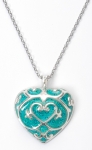 Turquoise Heart Pendant
