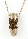 Israeli Army Bullet Metal Pendant - Air Force Symbol