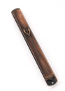 Red Pewter Mezuzah