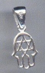 Sterling Silver Hamsa Pendant