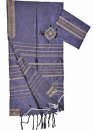 Gabrieli Silk Tallit - Blue