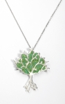 Green Tree of Life Pendant