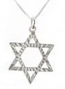 Sterling Silver Star of David Pendant