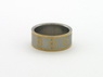 Stainless Steel Ring Gold with Star of David Design