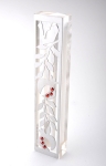 Pomegranate Stainless Steel Mezuzah Case by Dorit
