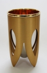 Caesarea Arts Goblet Lotus Collection- Gold With Silver