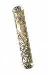 Pewter Jerusalem Mezuzah