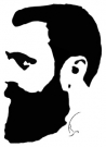 Herzl Long Sleeve T-Shirt by aJudaica