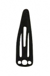 Black Kippah Clips