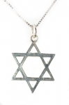 Sterling Silver Star of David Pendant