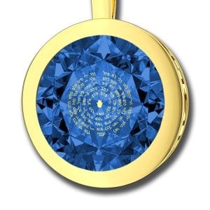 72 Name Of G-d Kabbalah Pendant By Nano Gold - Gold Plate