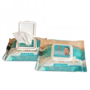 H&B Eye and Face Makeup Remover Enriched with Dead Sea Minerals  30 Wipes