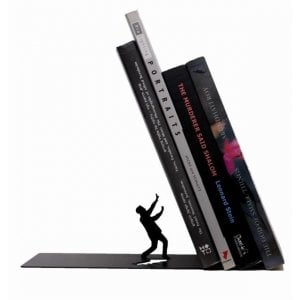ARTORI  Creative and Humorous Falling Bookend for Home or Office D&#233;cor