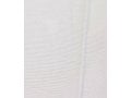 Acrylic Non-Slip Tallit, Textured Checkerboard Weave  White and Silver Stripes