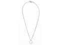 Adi Sidler Stainless Steel Necklace - Heart in Circle Pendant