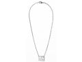 Adi Sidler Stainless Steel Necklace - Musical Notes Chai Pendant