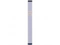Agayof Pillar Mezuzah Case with Curving Shin, Light Colors - 6 Inches Height
