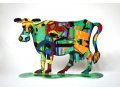 David Gerstein Free Standing Double Sided Steel Sculpture - Medina Cow