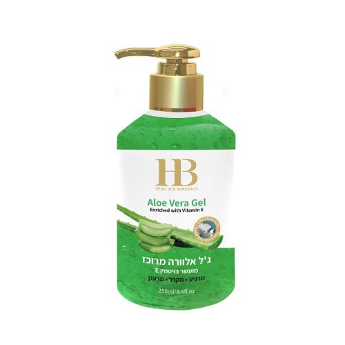 H&B Concentrated Aloe Vera Gel with Dead Sea Minerals - in Pump Bottle