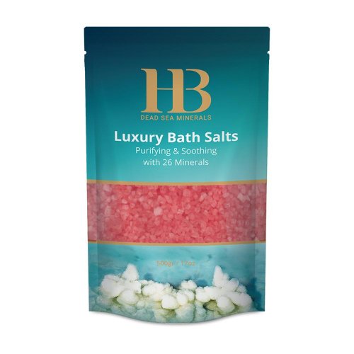H&B Dead Sea Pink Bath Salts Rose