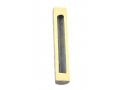 Jerusalem Stone Mezuzah Case with Western Wall Image, Gray and White - 4.3