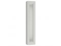 Off White Polyresin Mezuzah Case with Western Wall Design  Decorative Shin