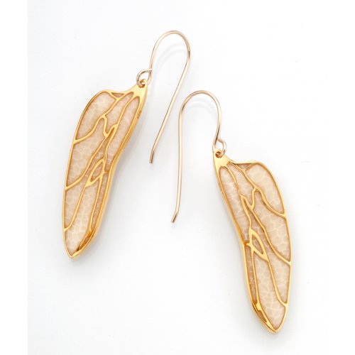 Small Dragonfly Wing Earrings