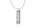 Sterling Silver Mezuzah Pendant Necklace by Studio Golan